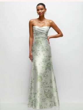 Dessy Alfred Sung Strapless Dress